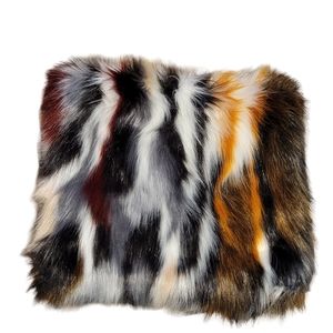 Multicolor Fur Clutch